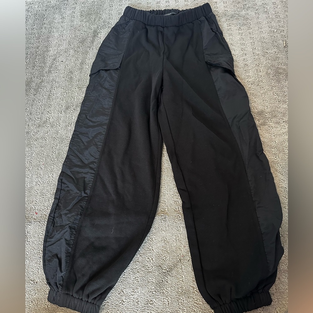 Forever 21 Black Track Pants